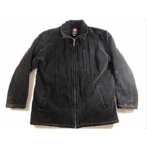 Godbody‎ Since 1981 Jacket Men's XL Black Full Zip Coat Quilted Heavy Streetwear